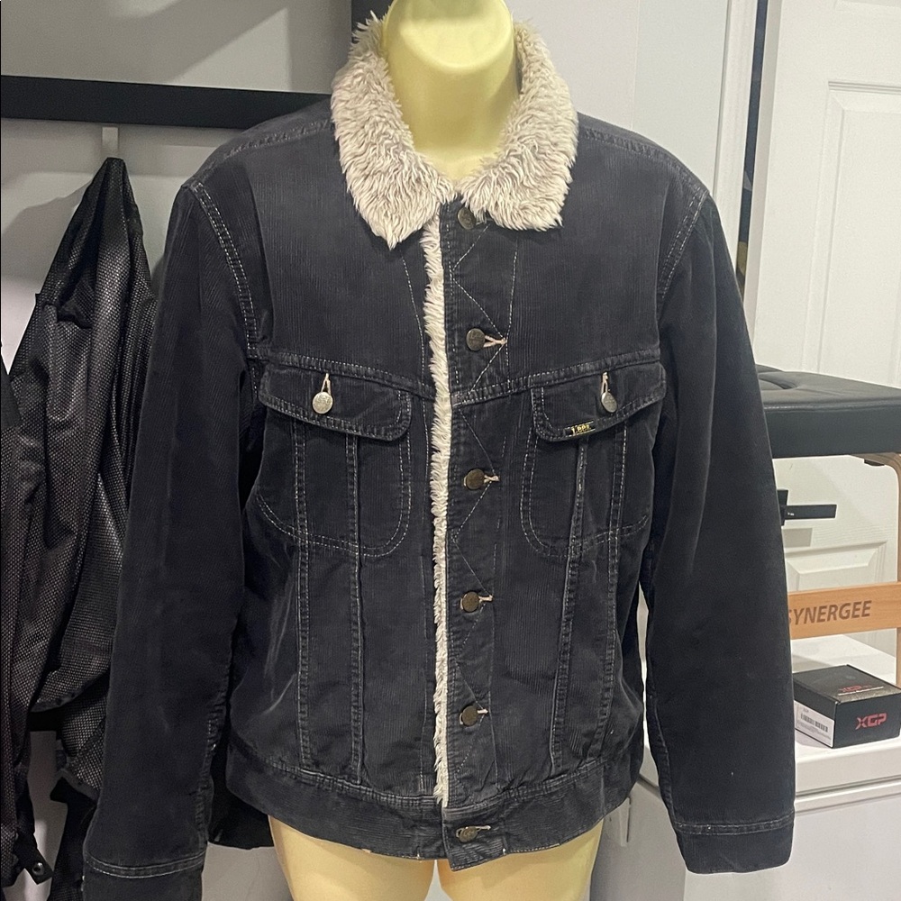 Lee Storm Rider Black Corduroy Jacket